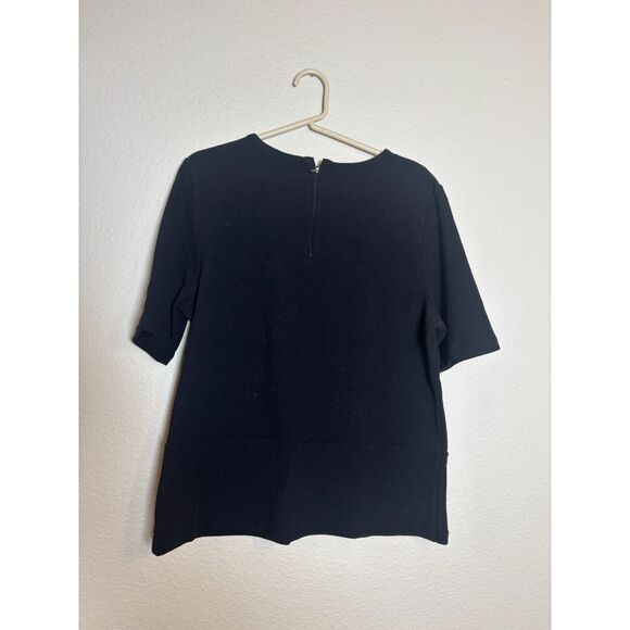 Talbots new with tags women's blouse size L black - Picture 2 of 5